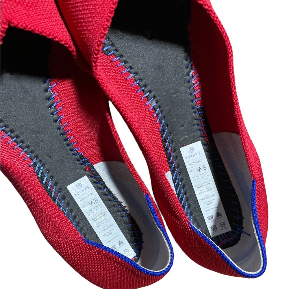 Red Round Toe Rothy’s Size 8 - Picture 2 of 15